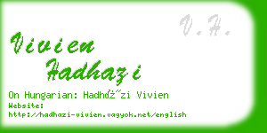 vivien hadhazi business card